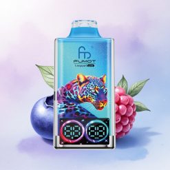 Fumot Leopard 40K Puffs Blåbringebær Bringebær 5% Nikotin 700mAh Dual Mesh