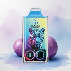 Fumot Leopard 40K Puffs Svart Drage Is 5% Nikotin 700mAh Dual Mesh