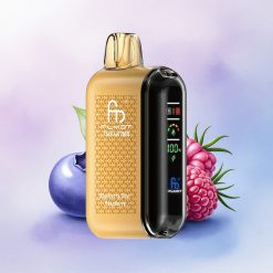 Fumot Tornado 20000 Puffs Blåbær Sur Bringebær med Dual Mesh Coil og 850mAh