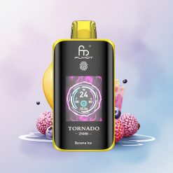 Fumot Tornado 25000 Puffs Banana Is med 700mAh og 20ml