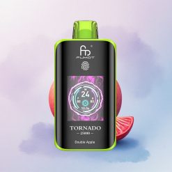 Fumot Tornado 25000 Puffs Dobbel Eple Med 20ml Og 700mAh