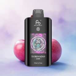 Fumot Tornado 25000 Puffs Kirsebær Cola HD Skjerm 700mAh 20ml