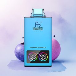 Fumot Tornado 35000 Puffs Blåbær Tyggegummi Dual Mesh 700mAh RGB