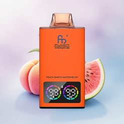 Fumot Tornado 35000 Puffs Fersken Mango Vannmelon Dual Mesh Coil 15ml E-juice 700 MAH Battery