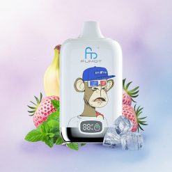 Fumot Tornado Digital Box 12000 Puffs Jordbær Banan Mesh Coil 550mAh