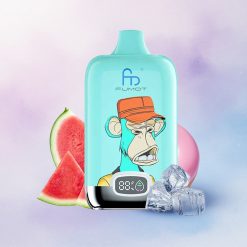 Fumot Tornado Digital Box 12000 Puffs Jordbær Smultring 550mAh Mesh