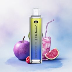 Hayati Pro Max 4000 Puffs Blå Bringebær Lemonade med 5% Nikotin og 1400mAh Batteri