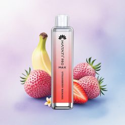 Hayati Pro Max 4000 Puffs Jordbær Banan 5% Nikotin 1400mAh Oppladbar