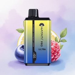 Hayati Pro Ultra 15000 Puffs Blåbær Bringebær Sitron med 850mAh og 2% nikotin