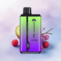 Hayati Pro Ultra 15000 Puffs Kiwi Drue Bringebær 850mAh 2% nikotin