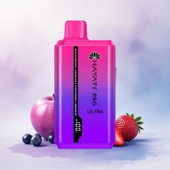 Hayati Pro Ultra 15000 Puffs Solbær Sitronade Jordbær Sitronade med 850mAh og 2% nikotin