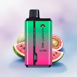 Hayati Pro Ultra 15000 Puffs Vannmelon Kiwi Pasjonsfrukt 850mAh 2% nikotin