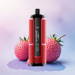 Al Fakher Crown Bar 15K Hypermax Jordbær Punch med 6mg nikotin og 600mAh