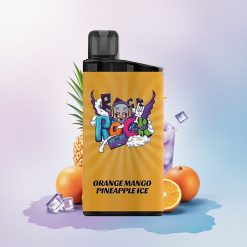 IGET Bar 3500 Puffs Oransje Mango Ananas Is med 1400 mAh batteri og 1,2 Ohm Mesh Coil