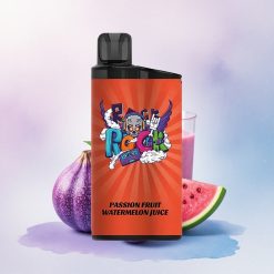 IGET Bar 3500 Puffs Passionsfrukt Vannmelon Juice med 1400 mAh Batteri og 1.2 Ohm Mesh Coil