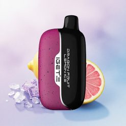 IGET Moon K5000 Puffs Dragefrukt Sitronis med PC-materiale og 1.35 Ohm Mesh Coil