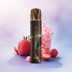 JNR Black&Golden 600+200 Jordbæris med 550mAh og 2% nikotin