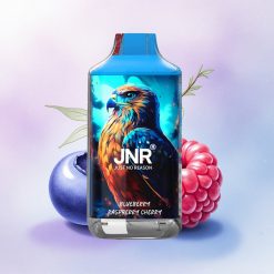 JNR Falcon 16000 Blåbær Bringebær Kirsebær 850 mAh Dual Mesh Coil Smart LED Display