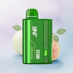 JNR Tank 10000 Grønt Eple Fersken Pære med Justerbar Luftstrøm og 650mAh