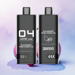 Lavie Cube 20000 Puffs Bjørnebær Granateple Is med 28ML og 600mAh