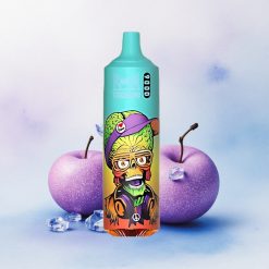 RandM Fumot Tornado 9000 Puffs Blådelis Is med 18 mL og Mesh Coil