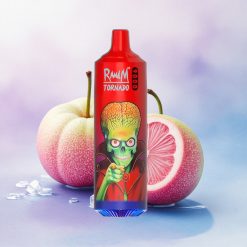 RandM Fumot Tornado 9000 Puffs Frostet Is med Mesh Coil og 850 mAh