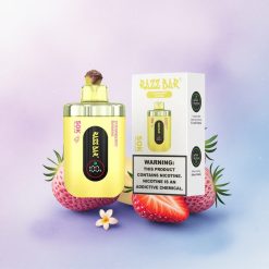 Razz Bar 50K Puffs Jordbær Banan 2% Nikotin 650 mAh