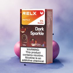 Relx Pod Pro 2 Vape Device Mørk Glitre 50mg/ml nikotin, 1.9ml, 3 spenningsjusteringer