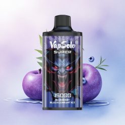 Vapsolo Super 15000 Puffs Blåbær Solbær Is med 850mAh og Type-C-lading